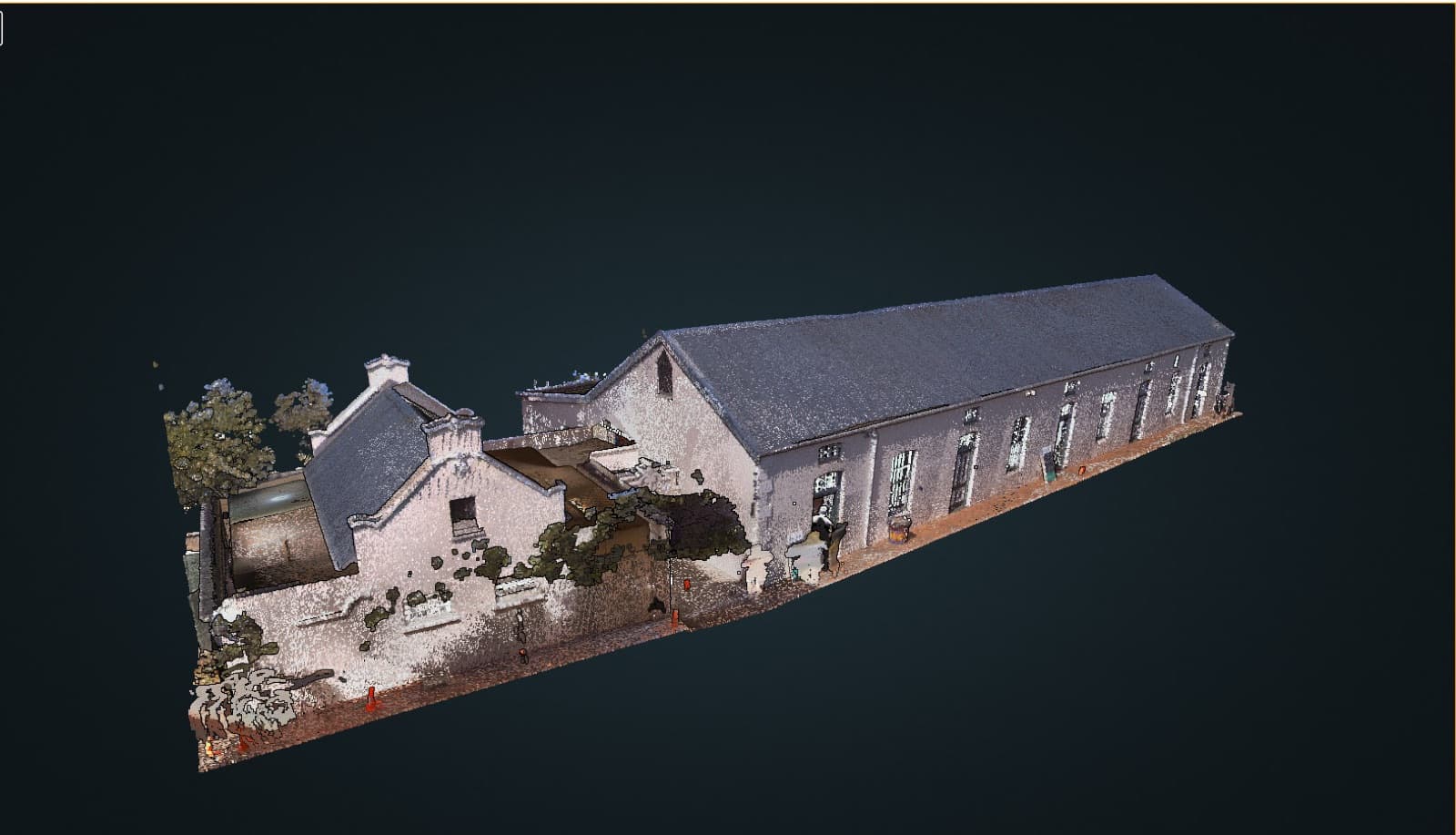 Registered point cloud — Ou Landbousaal, Stellenbosch