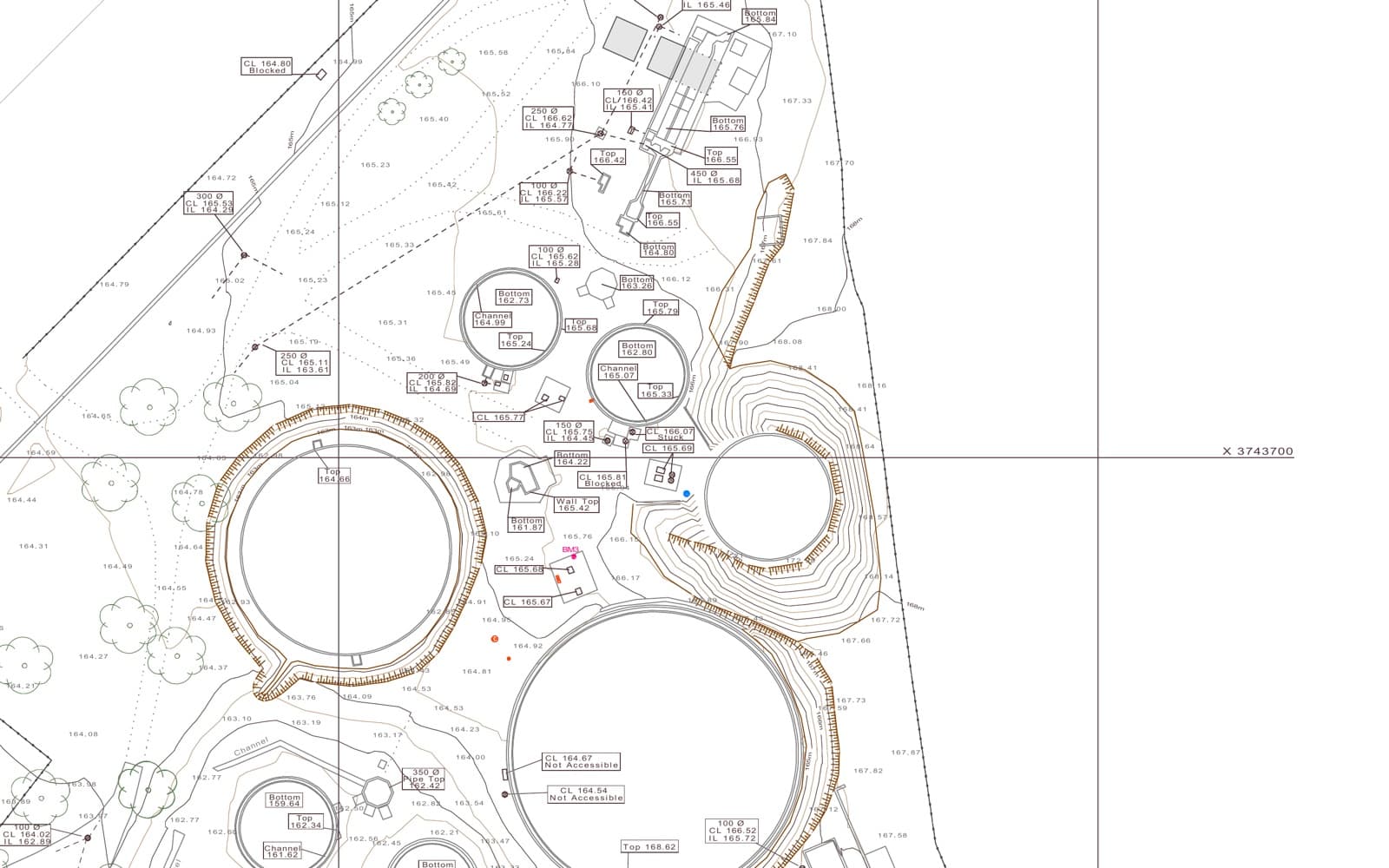 Detailopmetingstekening — Robertson WWTW